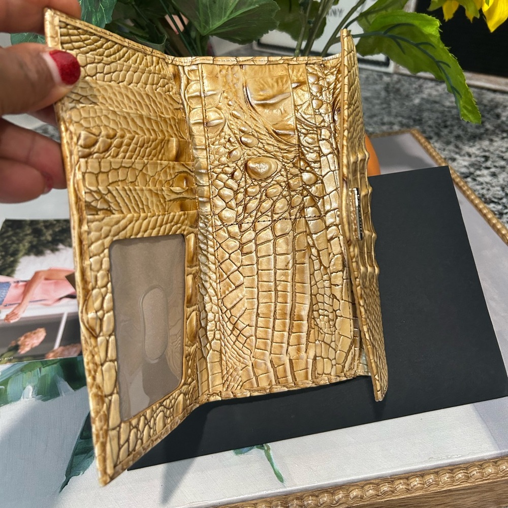 Brahmin Croc-Embossed Ady Wallet - Picture 3 of 4